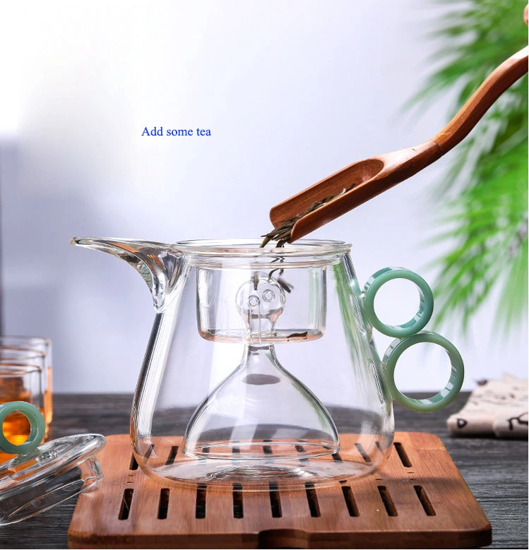 Electric Heater Safe 1200ml Glass Boiling Tea Pot