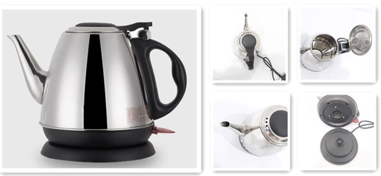 Hot Sales 1L Mini Stainless Steel Electric Kettle Tea Pots