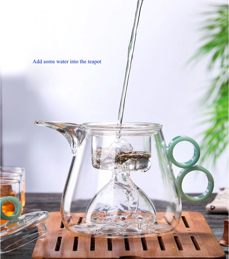 Electric Heater Safe 1200ml Glass Boiling Tea Pot