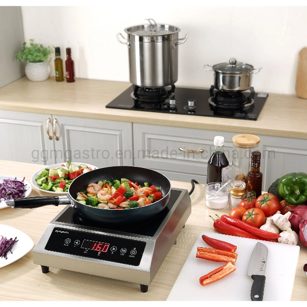 Electric Commercial Kitchen Equipment Stainless Steel Housing Induction Cooker