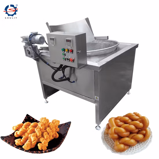 Elektrische Donut-Chips-Friteusen-Ausrüstung, Erdnuss-Frittiermaschine