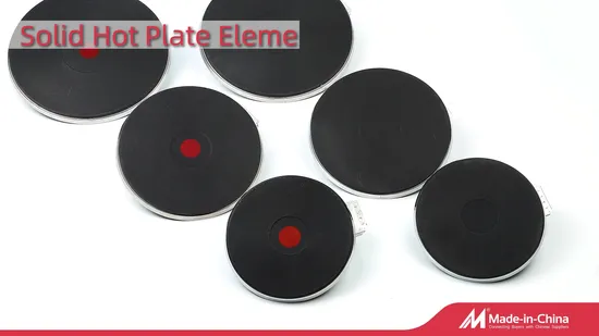 Beste elektrische Gusseisen-Massivkochplatte 1000 W, 1500 W, 2000 W, 2600 W für das Kochen im Backofen, Herd, Küche