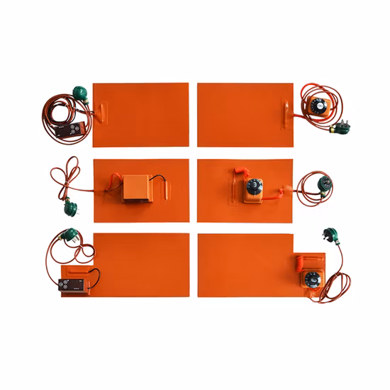 240 V 100 W Hochtemperatur-Industrie-Elektro-Silikonkautschuk, flexible Heizplatte für 3D-Drucker