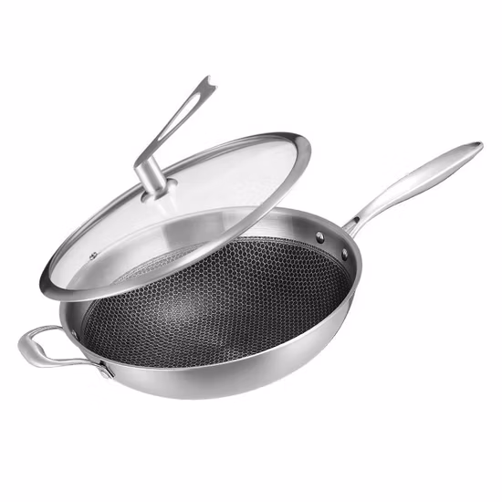 Beliebte elektrische Bratpfannen, antihaftbeschichteter elektrischer Wok mit gehärtetem Glasdeckel, elektrischer Bratpfannenkocher aus Aluminium zum Verkauf, elektrischer Wok